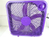 Purple Box Fan - Tested - Works