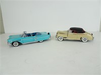 2 Die Cast Cars - 1941 Chevrolet - 1958 Chevrolet