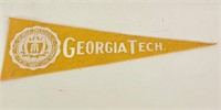Vintage 1950’s Georgia Tech Felt Pennant