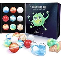New 9pcs Galaxy Slime Party Favor Easter Eggs,