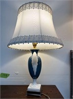 Artistic Blue Lamp