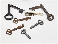 Seven Antique & Unusual Keys