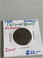 1920 GERMANY IRON COIN