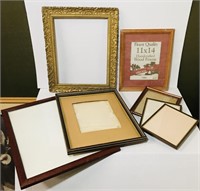 Various picture frames.