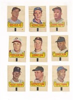 LOT OF 15 1966 TOPPS MLB RUB OFFS TATTOOS