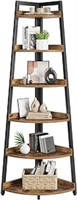 Rolanstar Corner Shelf, 6-Tier Corner Bookshelf, R