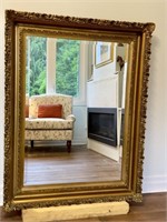 Beautiful, antique bevelled mirror,