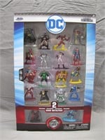 18-Pack Nano Die Cast DC Superhero Metal Figurines