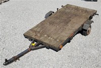 (AV) Flatbed Trailer, 8ft L x 4ft W bed