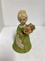 Porcelain Lady in Green Dress k