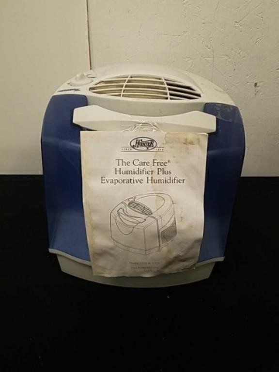 Care free humidifier plus evaporative humidifier