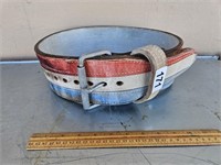 Vintage leather Lifting belt