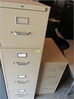 2 pc filing cabinet lot