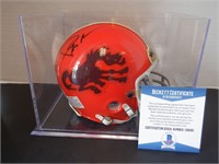 PAT BOWLEN SIGNED AUTO BRONCOS MINI HELMET BECKETT