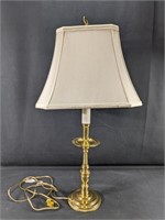 Royal Design Shade and Brass Leg Table Lamp