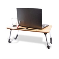 BloxBerry Collapsible Lap Desk - Walnut Bed Laptop