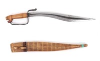 Philippines Luzon Sword with Scabbard, Circa 1900-