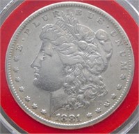 1881-S Morgan Silver Dollar.