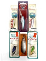 (6) NOS Fishing Lures : Yo-Zuri Pin’s Minnow,