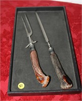 Anteler Knife Sharpener &  Serving Fork