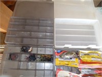 4pc Tackle Organizers - 2 With Assorted Tackle