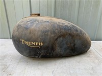 Triumph metal petrol tank