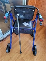 Elite Edition Collapsible Walker with Storage