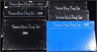 1978-1983 US PROOF SETS