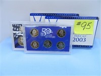 (2) 2003 U.S. Mint Proof Sets