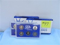 (2) 2005 U.S. Mint Proof Sets