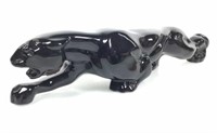 Mid Century Modern Prowling Panther Ceramic Lamp