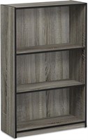 3-Tier Adjustable Shelf Bookcase