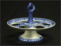Spode "Shepherdess' pattern egg cup stand