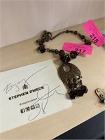 STEPHEN DWECK NECKLACE W SIGNED CARD