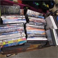 BOX OF DVDS