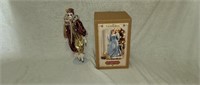 Grandeur Noel Porcelain Angel and Delton Doll