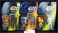 3 New Vintage Star Wars 4" Action Figures Lot