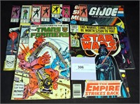 Approx 10 G I Joe Star Wars & Jurrasic Comics Lot