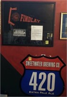 FINDLAY BANNER/PICTURE IN FRAME, SWEETWATER