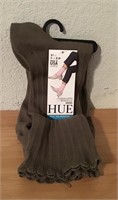 NWT HUE TAUPE DRESS SOCKS  O/S  $7