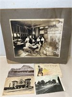 EARLY 1900S TEXAS PACIFIC RAILROAD CABINET CARD