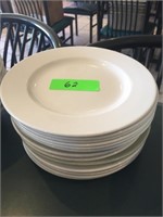 (14) 8" Wide Rim Dinner Plates