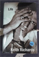 Keith Richards Signed Book - Life