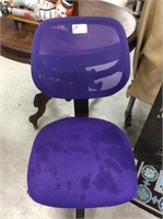 Purple office chair