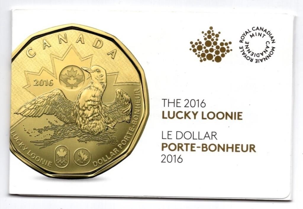 2016 Canada Lucky Loonie Dollar Pack