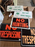 No Trespassing, No Hunting, & Other Signage