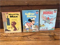 3 CHILDRENS BOOKS = MICKEY, DUMBO, MAX
