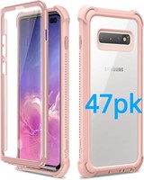 47pk Dexnor Galaxy S10 Case 6.1" Defender  Pink