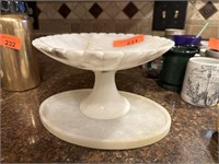 ALABASTER COMPOTE / PLATE
