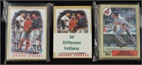 Vintage 1987 Cleveland Indians Baseball Cards Lot